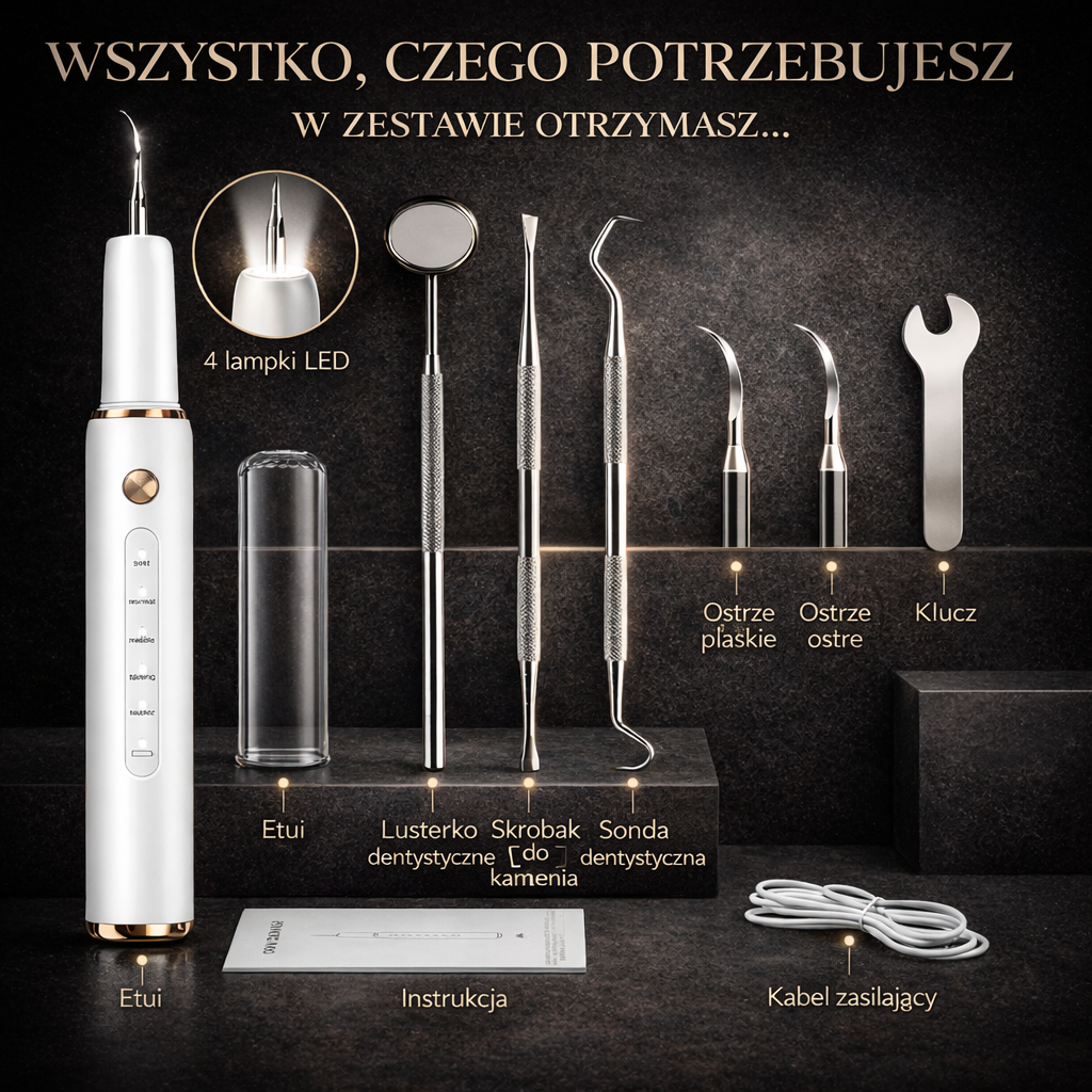 Oralmax SonicScaler™ – soniczny skaler do zębów