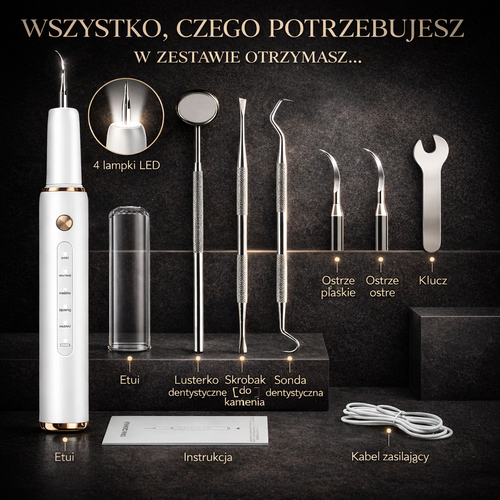 Oralmax SonicScaler™ – soniczny skaler do zębów