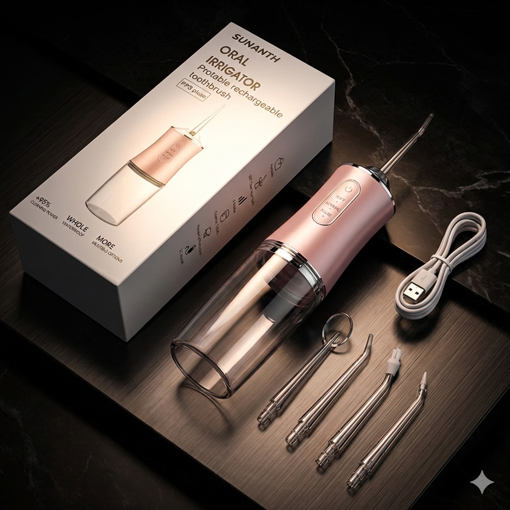 Oralmax AquaFlow™ – bezprzewodowy irygator do jamy ustnej premium